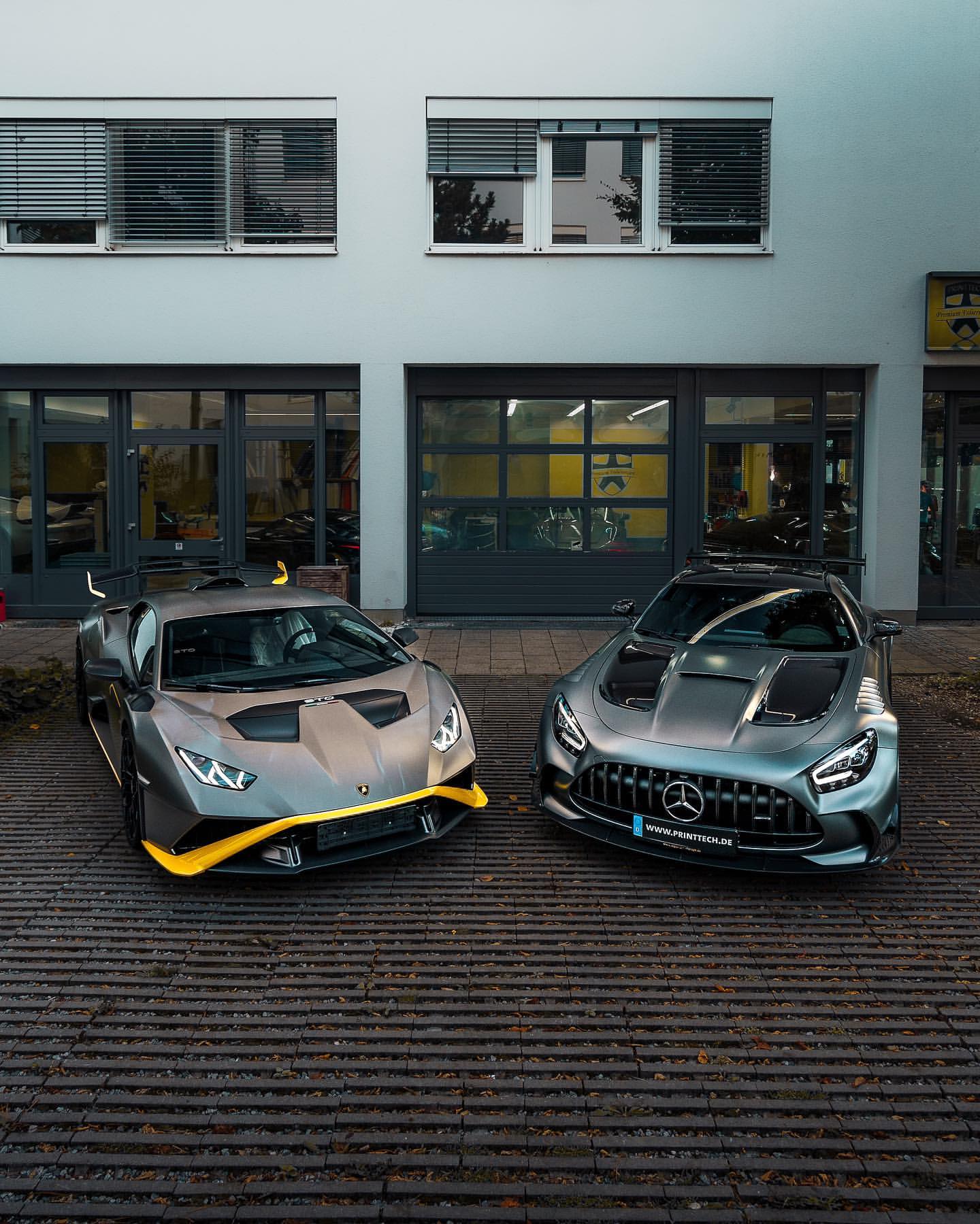 蘭博基尼Huracán STO和梅賽德斯·奔馳AMG GT Black Series