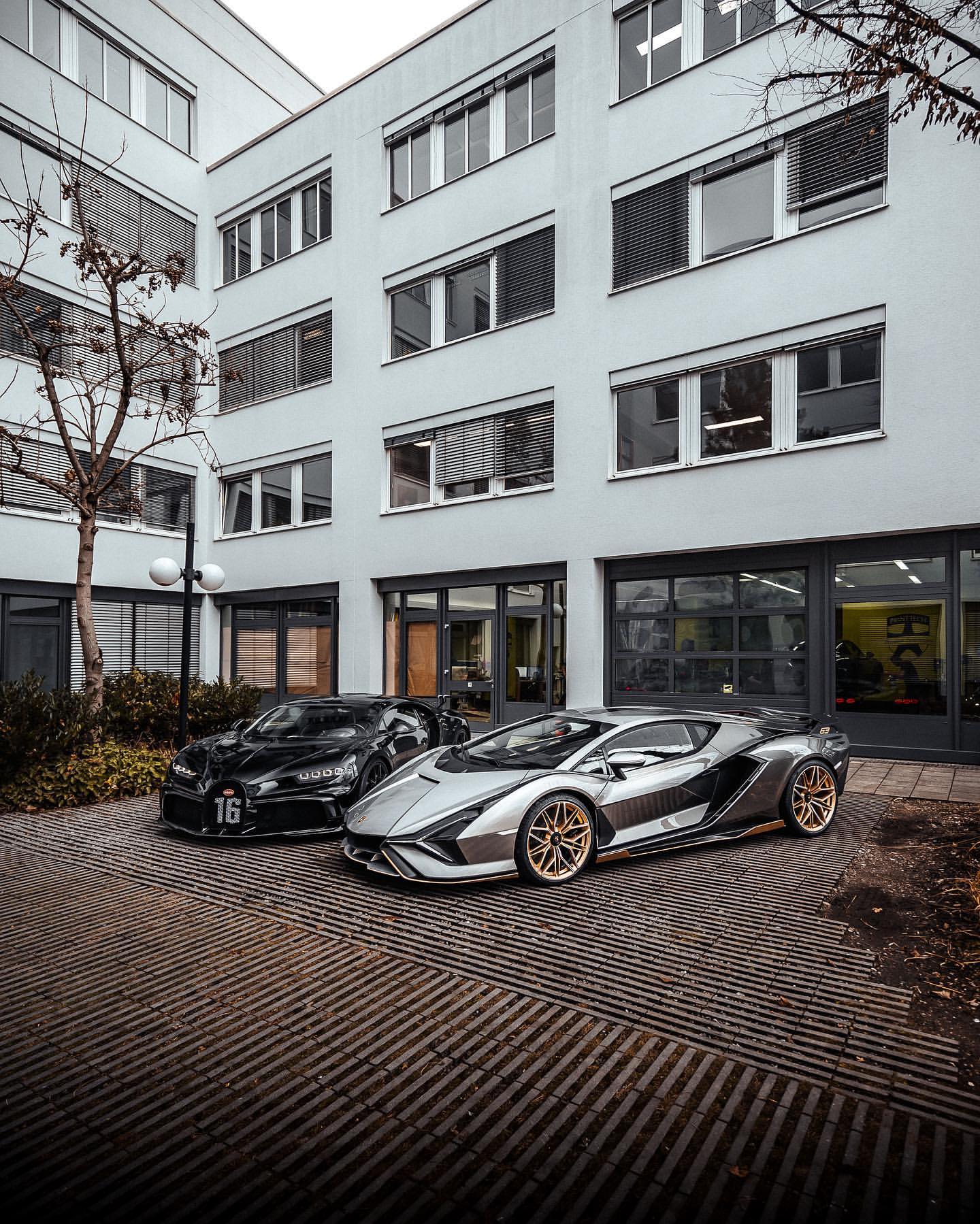 布加迪Chiron Pur Sport和蘭博基尼Sián