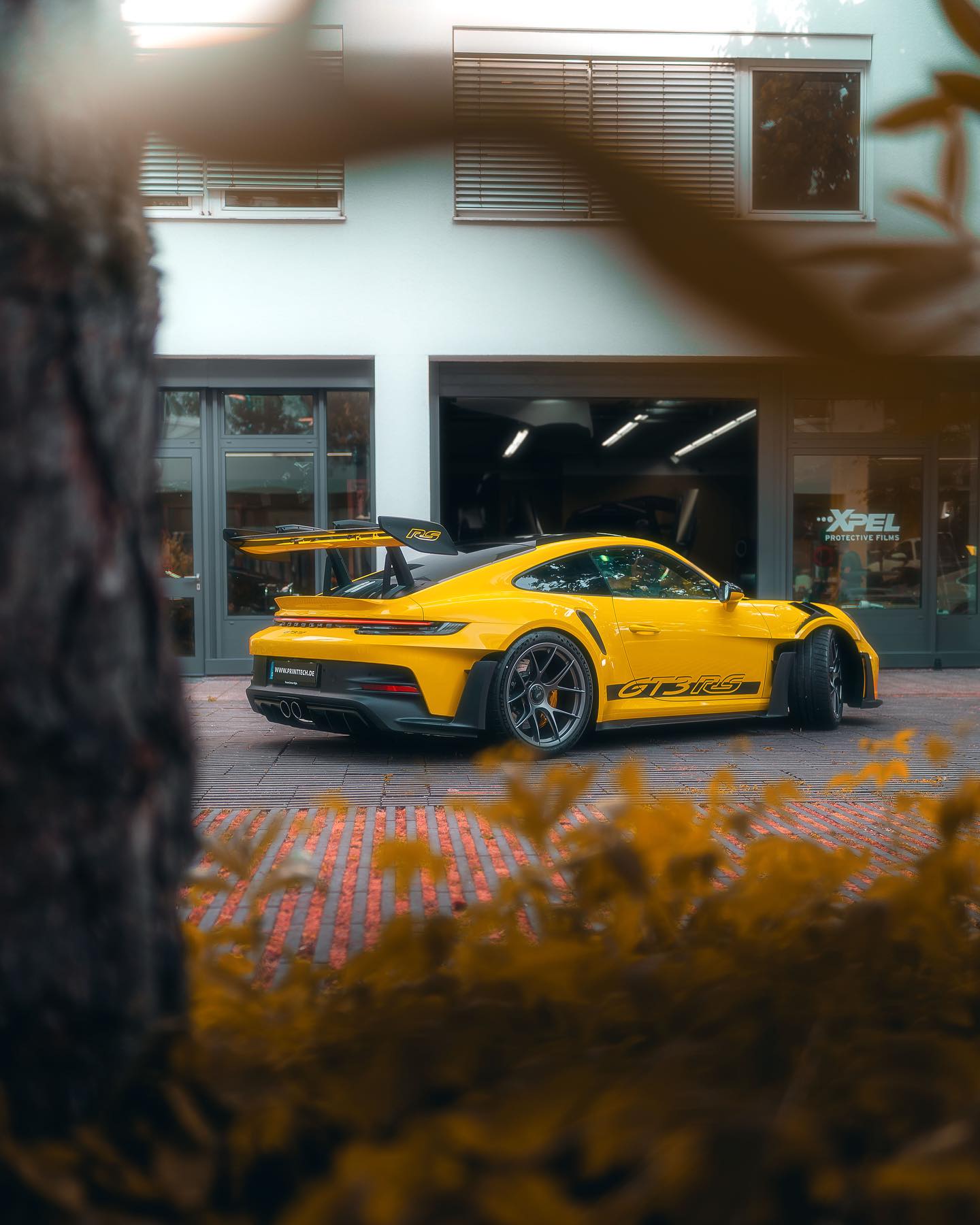 保時捷911 GT3 RS裝貼XPEL漆面保護膜/隱形車衣